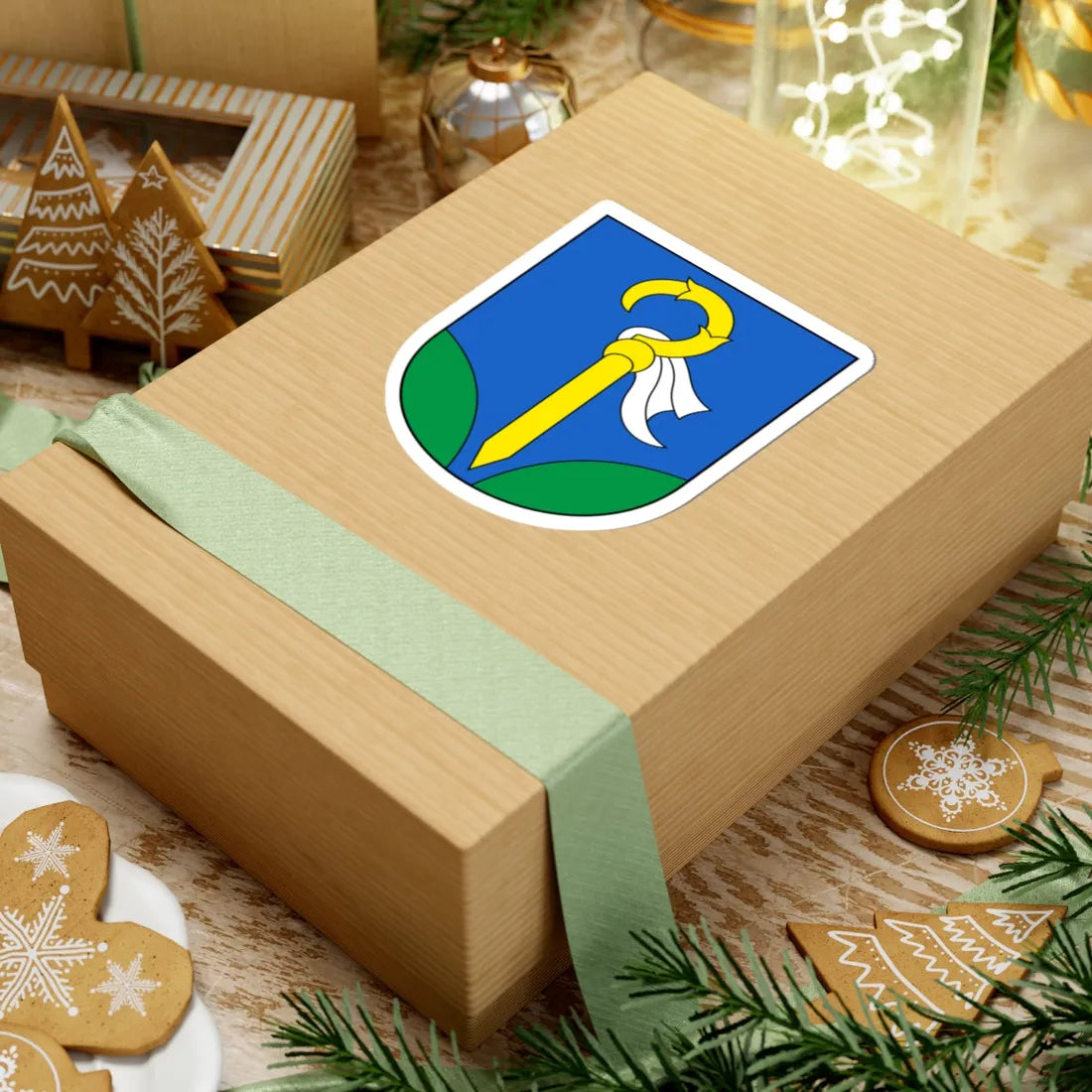 Wangen SZ-blazon (Switzerland) (Coat of Arms) STICKER Vinyl Kiss-Cut Decal - The Sticker Space