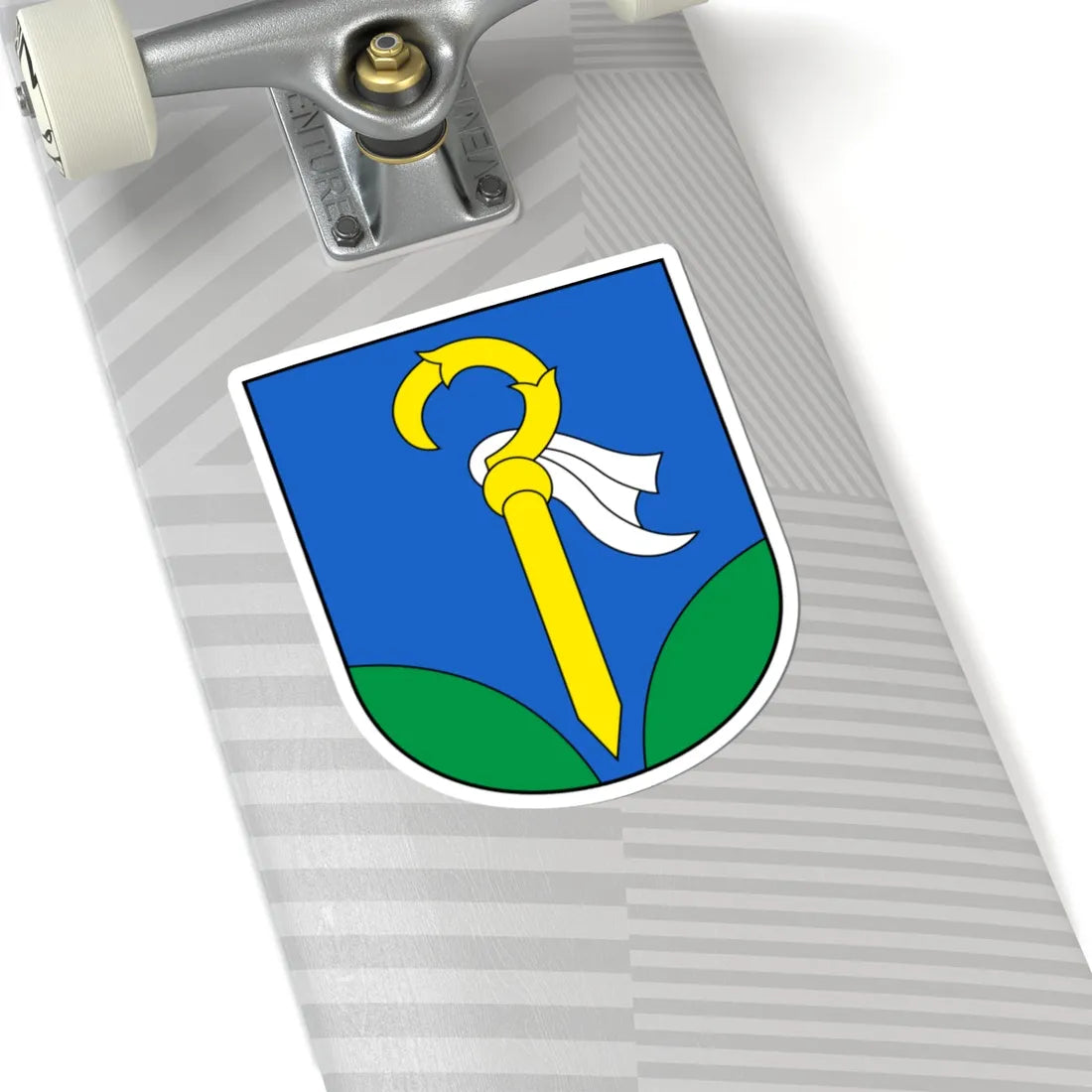 Wangen SZ-blazon (Switzerland) (Coat of Arms) STICKER Vinyl Kiss-Cut Decal - The Sticker Space