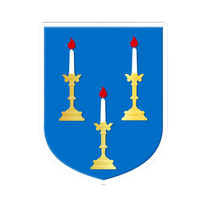 Wanneperveen wapen (Netherlands) (Coat of Arms) STICKER Vinyl Kiss-Cut Decal 2 Inch White - The Sticker Space