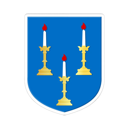 Wanneperveen wapen (Netherlands) (Coat of Arms) STICKER Vinyl Kiss-Cut Decal 6 Inch White - The Sticker Space