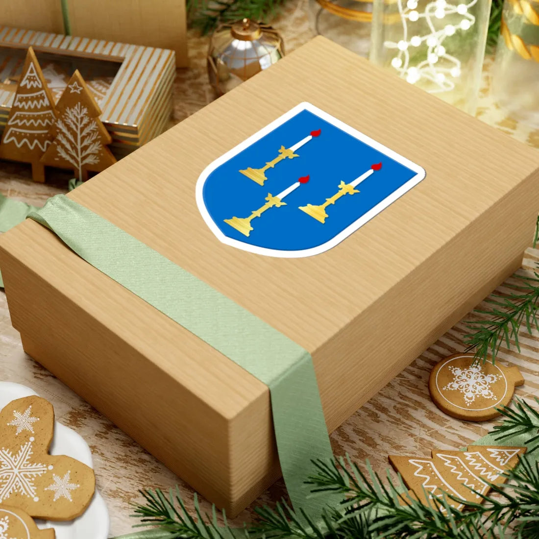 Wanneperveen wapen (Netherlands) (Coat of Arms) STICKER Vinyl Kiss-Cut Decal - The Sticker Space