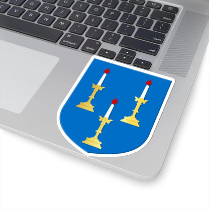 Wanneperveen wapen (Netherlands) (Coat of Arms) STICKER Vinyl Kiss-Cut Decal - The Sticker Space