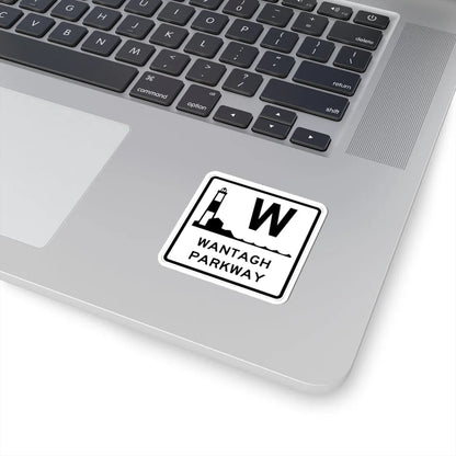 Wantagh Pkwy Shield (New York) (Road Sign) STICKER Vinyl Kiss-Cut Decal - The Sticker Space