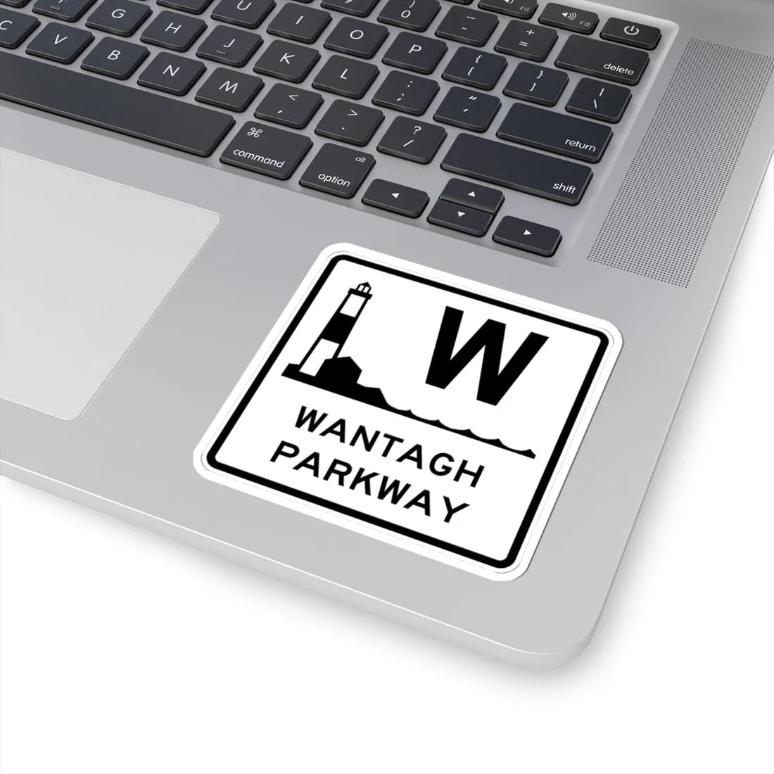 Wantagh Pkwy Shield (New York) (Road Sign) STICKER Vinyl Kiss-Cut Decal - The Sticker Space