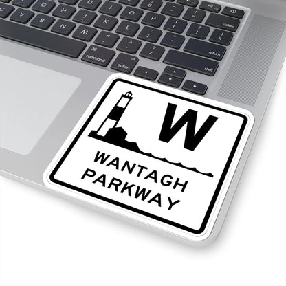 Wantagh Pkwy Shield (New York) (Road Sign) STICKER Vinyl Kiss-Cut Decal - The Sticker Space