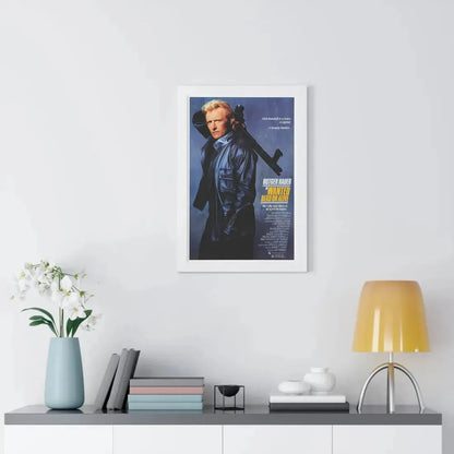 WANTED DEAD OR ALIVE 1986 - Framed Movie Poster - The Sticker Space