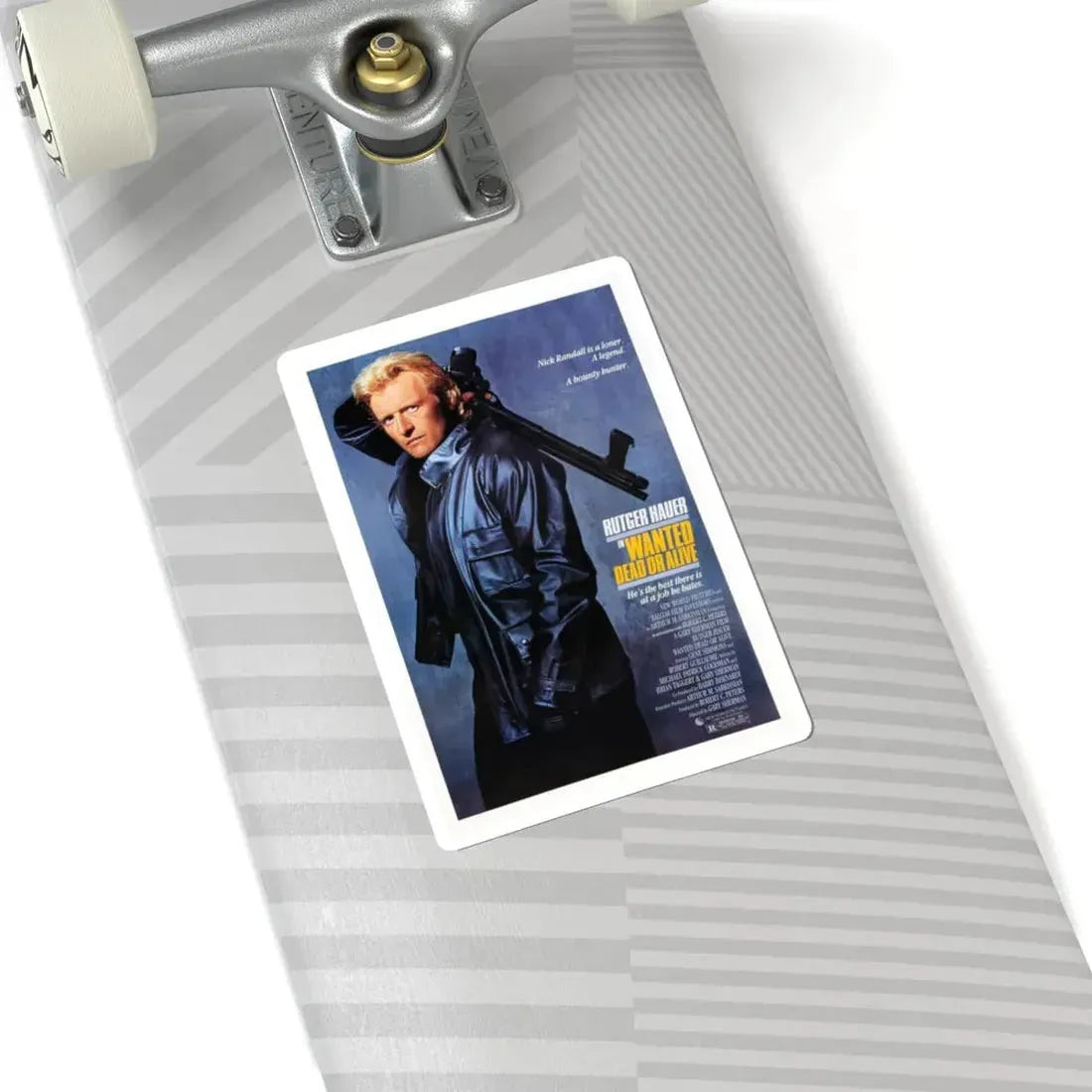 WANTED DEAD OR ALIVE 1986 Movie Poster - STICKER Vinyl Kiss-Cut Decal - The Sticker Space