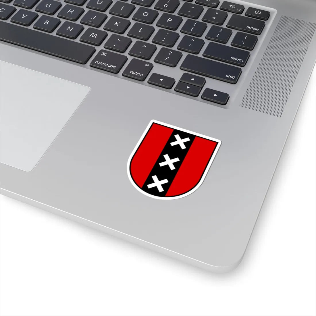 Wapen Amsterdam (Netherlands) (Coat of Arms) STICKER Vinyl Kiss-Cut Decal - The Sticker Space