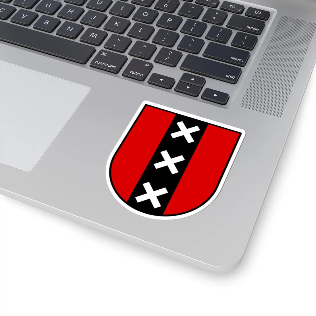 Wapen Amsterdam (Netherlands) (Coat of Arms) STICKER Vinyl Kiss-Cut Decal - The Sticker Space