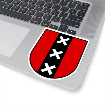 Wapen Amsterdam (Netherlands) (Coat of Arms) STICKER Vinyl Kiss-Cut Decal - The Sticker Space
