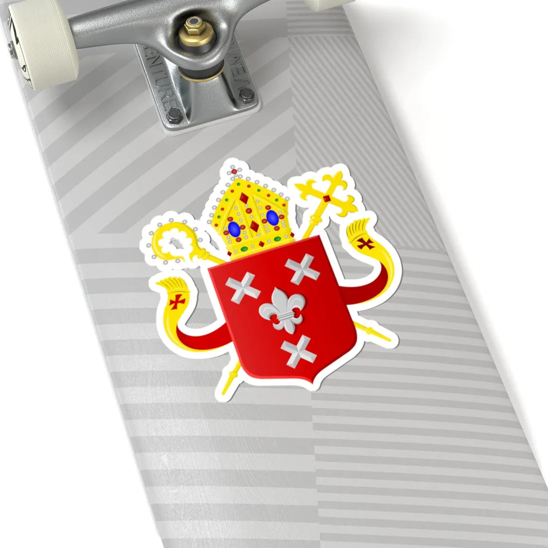 Wapen bisdom Breda (Netherlands) (Coat of Arms) STICKER Vinyl Kiss-Cut Decal - The Sticker Space