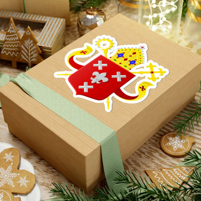 Wapen bisdom Breda (Netherlands) (Coat of Arms) STICKER Vinyl Kiss-Cut Decal - The Sticker Space