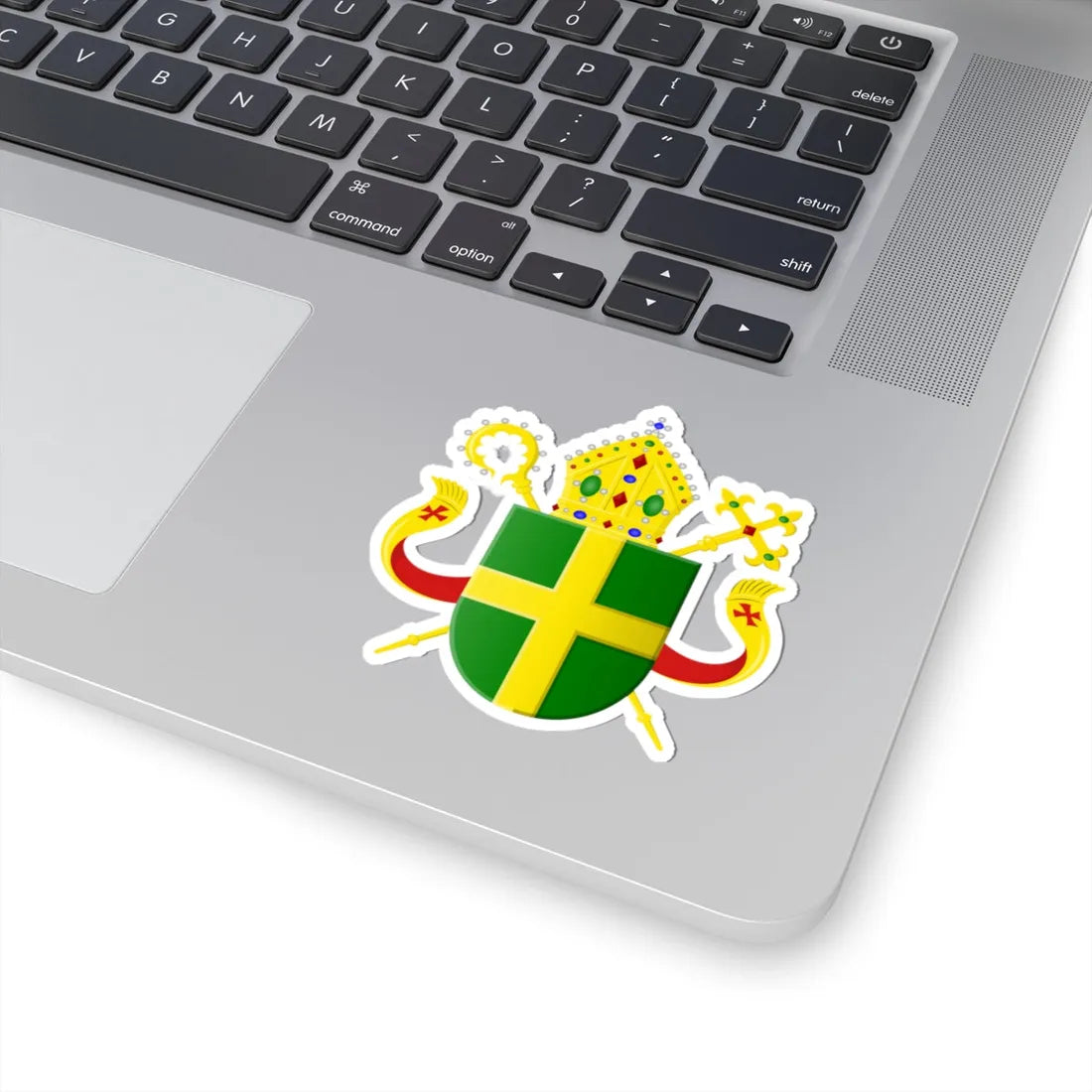 Wapen bisdom Groningen-Leeuwarden (Netherlands) (Coat of Arms) STICKER Vinyl Kiss-Cut Decal - The Sticker Space