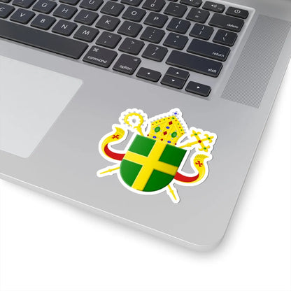 Wapen bisdom Groningen-Leeuwarden (Netherlands) (Coat of Arms) STICKER Vinyl Kiss-Cut Decal - The Sticker Space