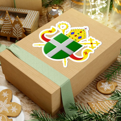 Wapen bisdom Groningen (Netherlands) (Coat of Arms) STICKER Vinyl Kiss-Cut Decal - The Sticker Space