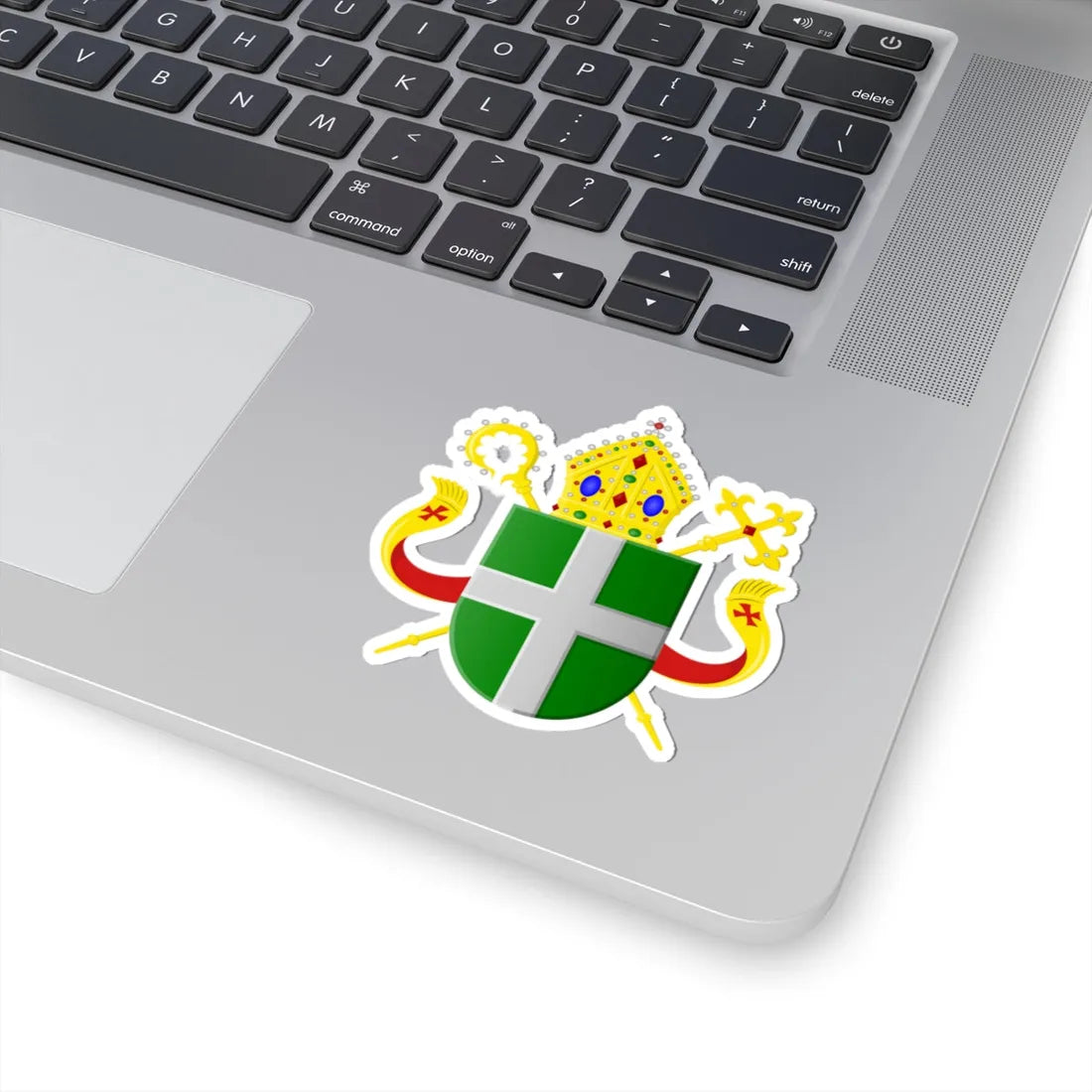Wapen bisdom Groningen (Netherlands) (Coat of Arms) STICKER Vinyl Kiss-Cut Decal - The Sticker Space