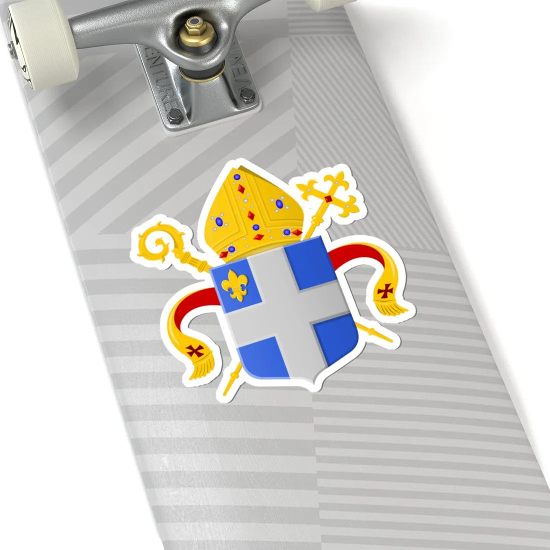 Wapen bisdom Roermond (Netherlands) (Coat of Arms) STICKER Vinyl Kiss-Cut Decal - The Sticker Space