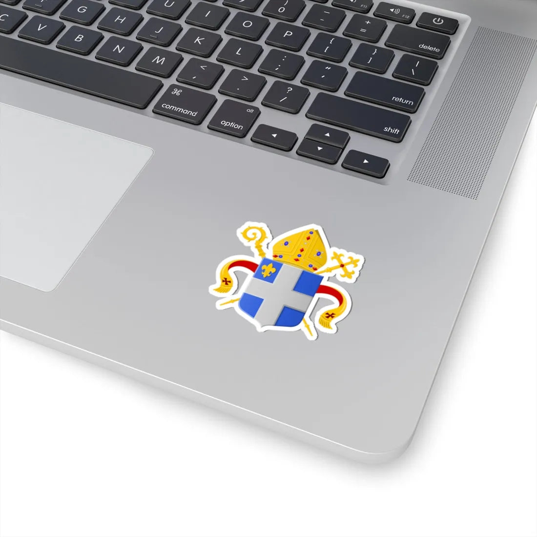 Wapen bisdom Roermond (Netherlands) (Coat of Arms) STICKER Vinyl Kiss-Cut Decal - The Sticker Space