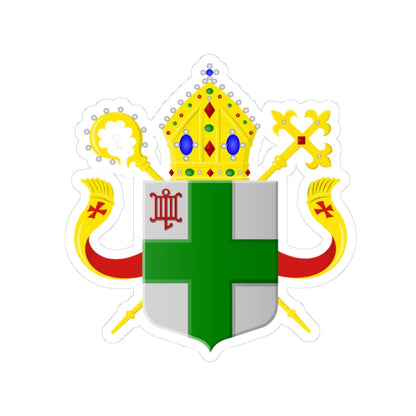 Wapen bisdom Rotterdam (Netherlands) (Coat of Arms) STICKER Vinyl Kiss-Cut Decal 3 Inch White - The Sticker Space