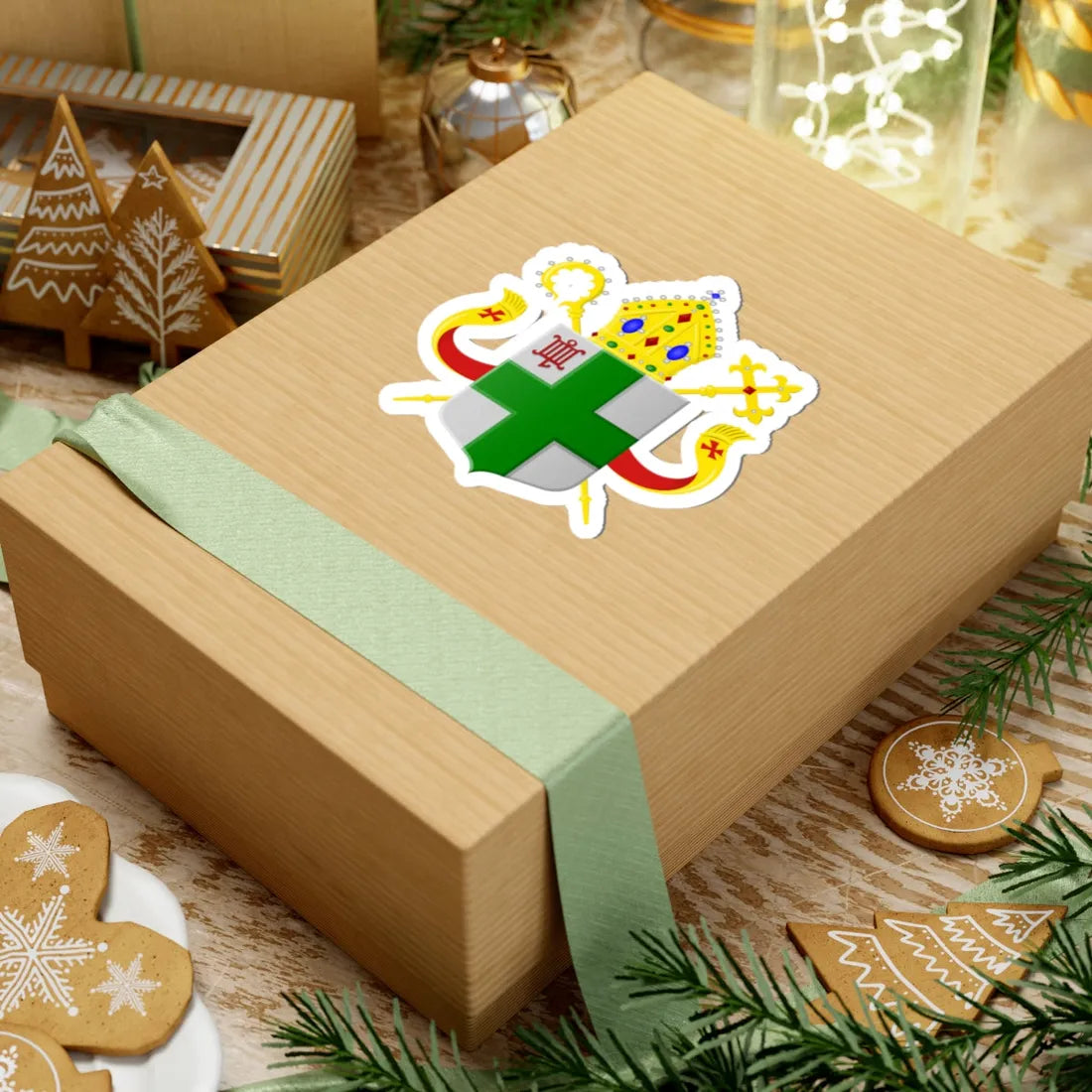 Wapen bisdom Rotterdam (Netherlands) (Coat of Arms) STICKER Vinyl Kiss-Cut Decal - The Sticker Space