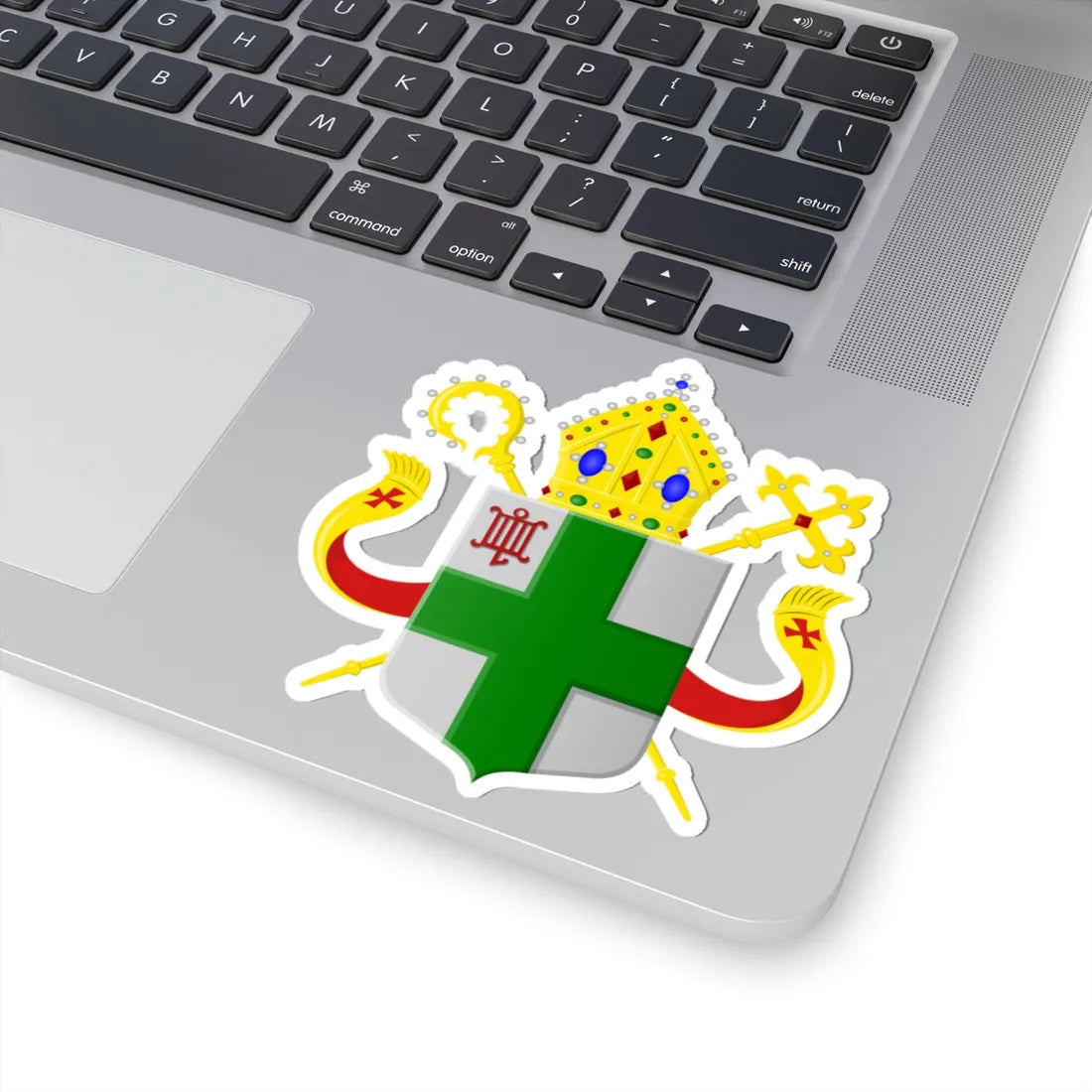 Wapen bisdom Rotterdam (Netherlands) (Coat of Arms) STICKER Vinyl Kiss-Cut Decal - The Sticker Space