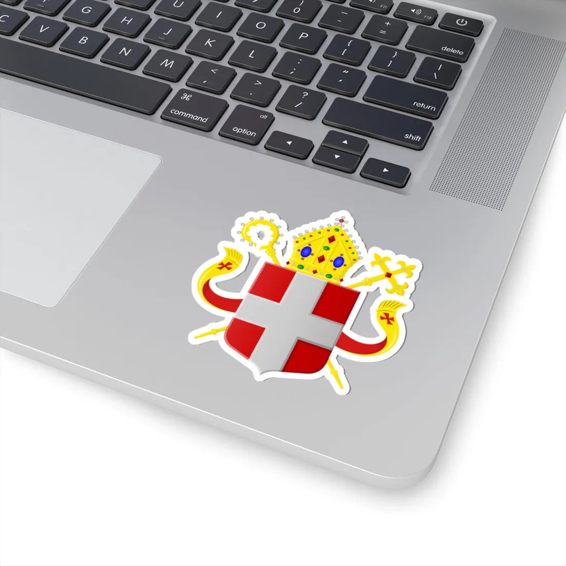 Wapen Bisdom Utrecht (Netherlands) (Coat of Arms) STICKER Vinyl Kiss-Cut Decal - The Sticker Space