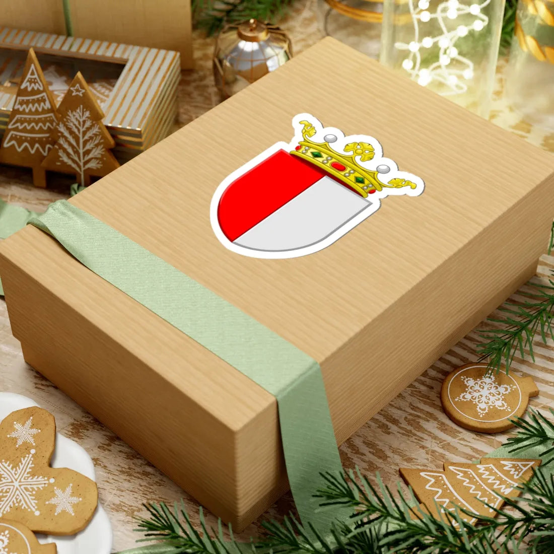 Wapen De Lier (Netherlands) (Coat of Arms) STICKER Vinyl Kiss-Cut Decal - The Sticker Space