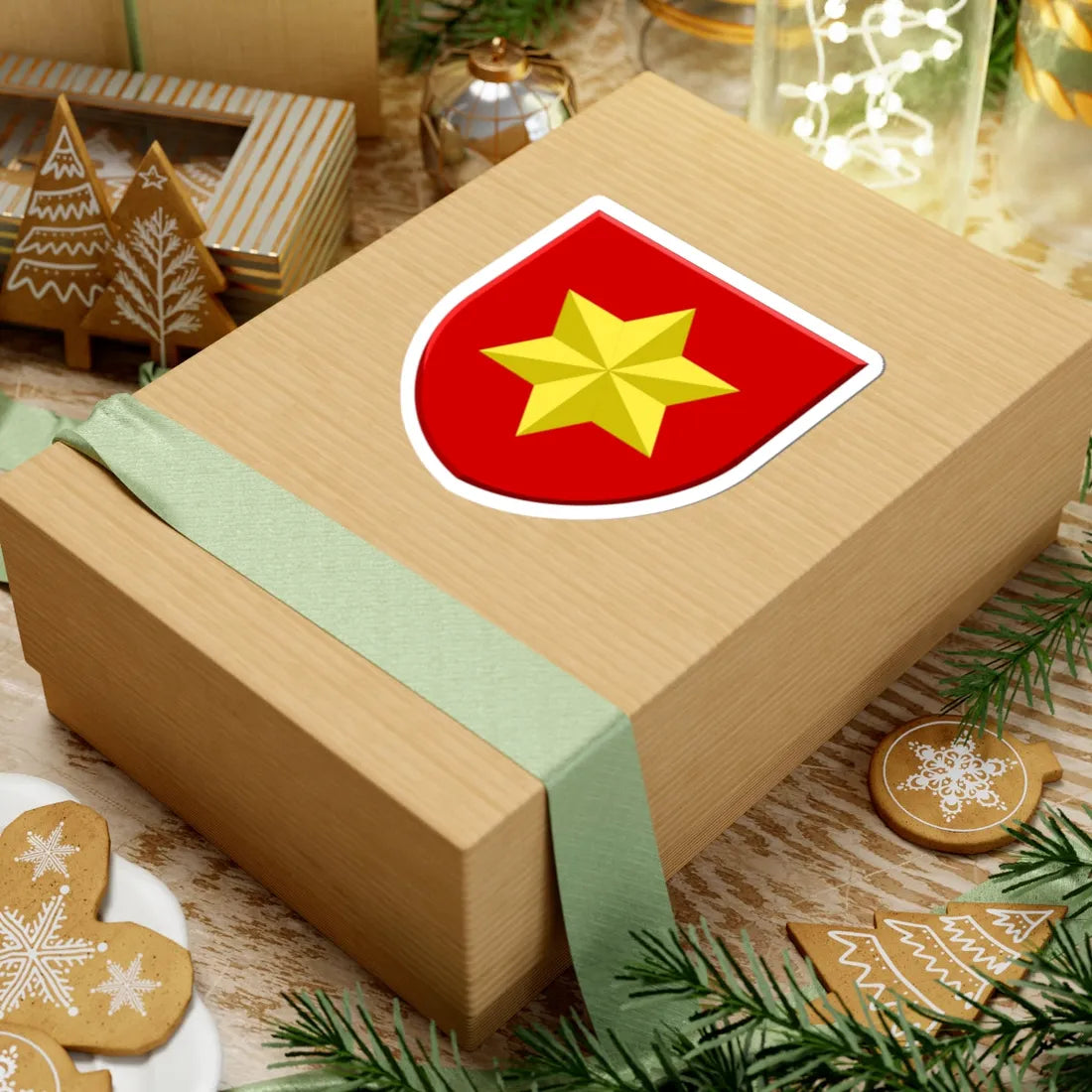 Wapen Gouderak (Netherlands) (Coat of Arms) STICKER Vinyl Kiss-Cut Decal - The Sticker Space