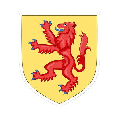 Wapen graafschap Holland (Netherlands) (Coat of Arms) STICKER Vinyl Kiss-Cut Decal 4 Inch White - The Sticker Space