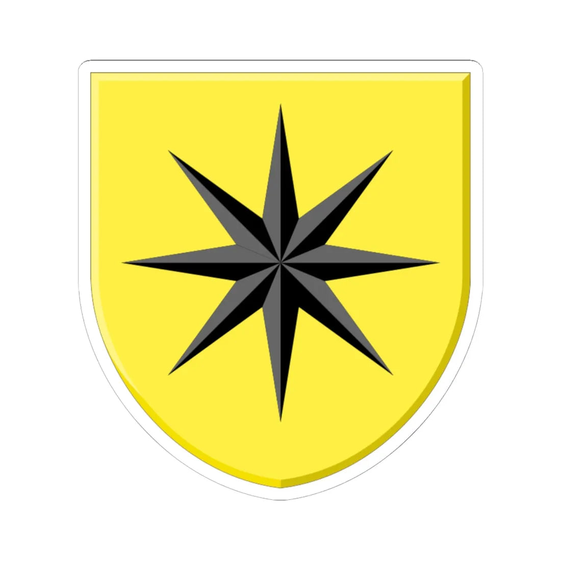 Wapen Groot-Ammers (Netherlands) (Coat of Arms) STICKER Vinyl Kiss-Cut Decal 6 Inch White - The Sticker Space