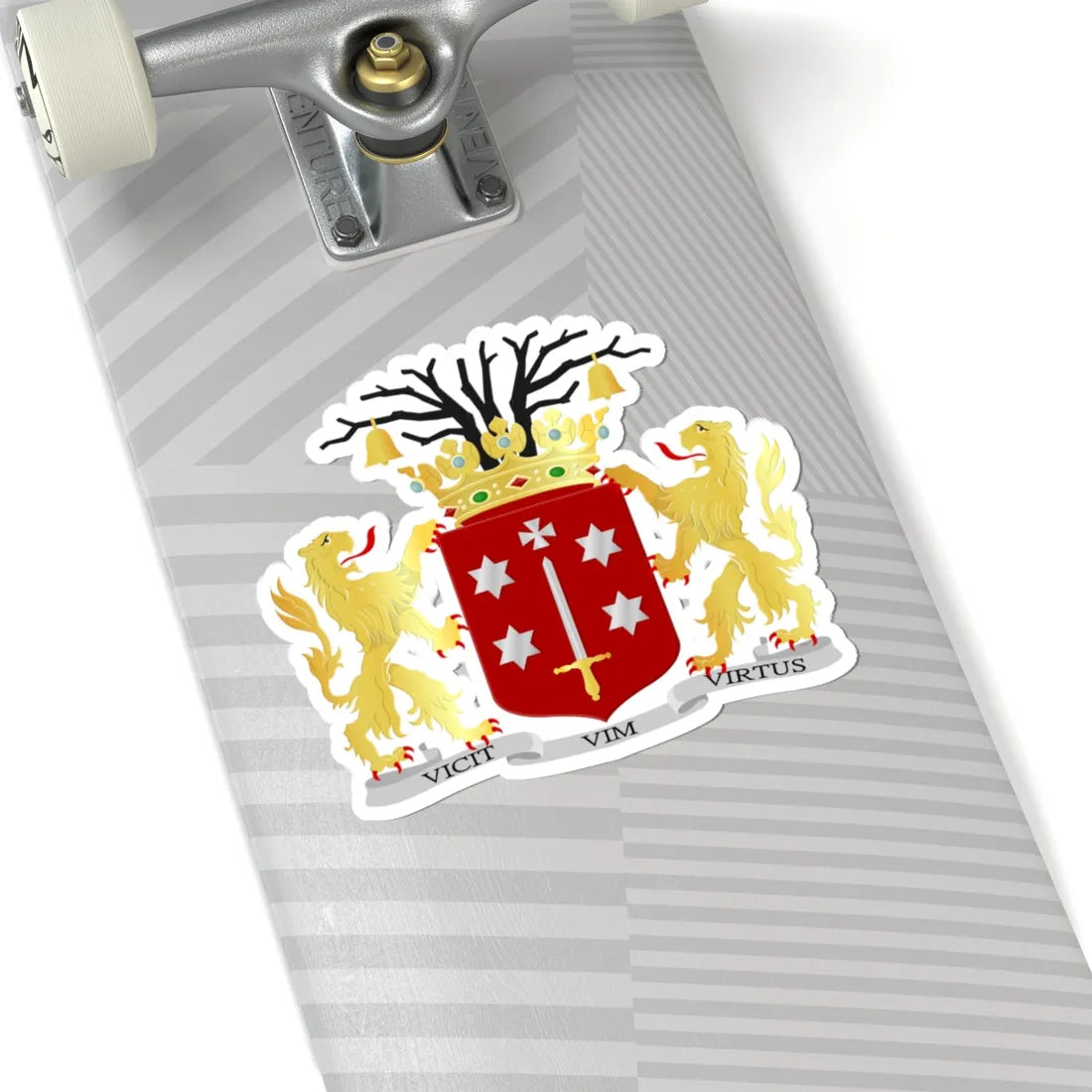 Wapen Haarlem (Netherlands) (Coat of Arms) STICKER Vinyl Kiss-Cut Decal - The Sticker Space