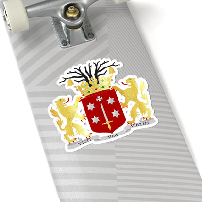 Wapen Haarlem (Netherlands) (Coat of Arms) STICKER Vinyl Kiss-Cut Decal - The Sticker Space