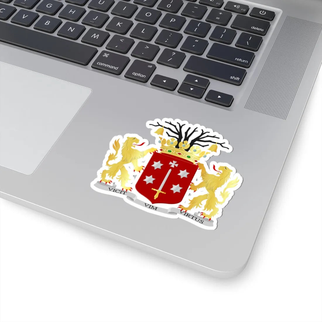 Wapen Haarlem (Netherlands) (Coat of Arms) STICKER Vinyl Kiss-Cut Decal - The Sticker Space
