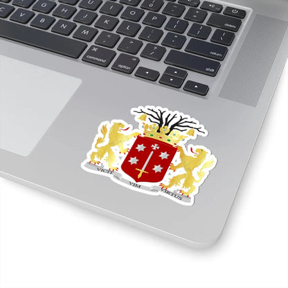 Wapen Haarlem (Netherlands) (Coat of Arms) STICKER Vinyl Kiss-Cut Decal - The Sticker Space