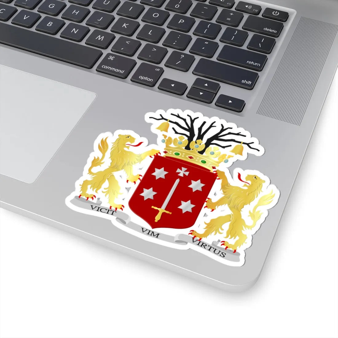 Wapen Haarlem (Netherlands) (Coat of Arms) STICKER Vinyl Kiss-Cut Decal - The Sticker Space