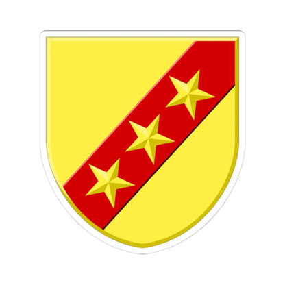 Wapen Hazerswoude (Netherlands) (Coat of Arms) STICKER Vinyl Kiss-Cut Decal 4 Inch White - The Sticker Space