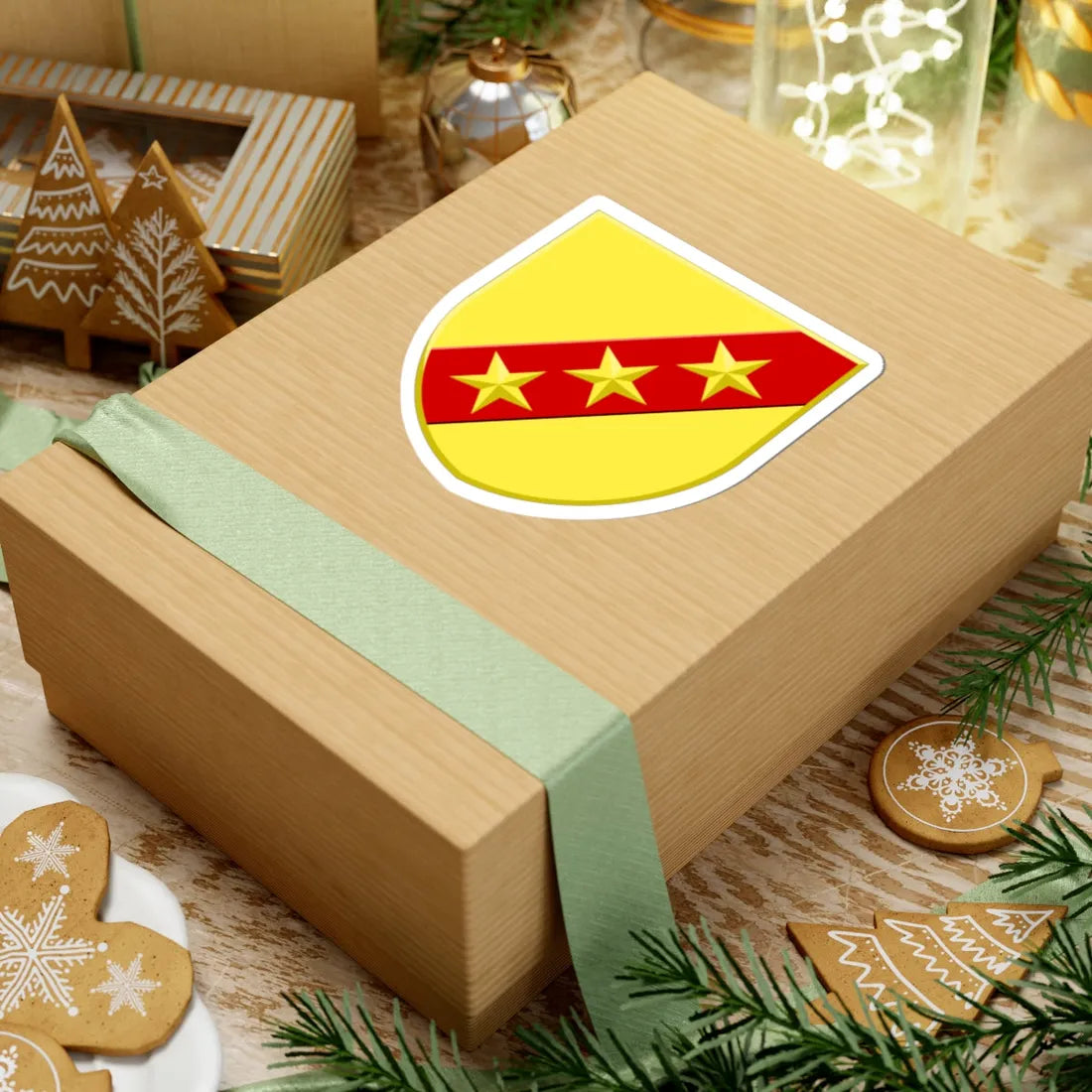 Wapen Hazerswoude (Netherlands) (Coat of Arms) STICKER Vinyl Kiss-Cut Decal - The Sticker Space