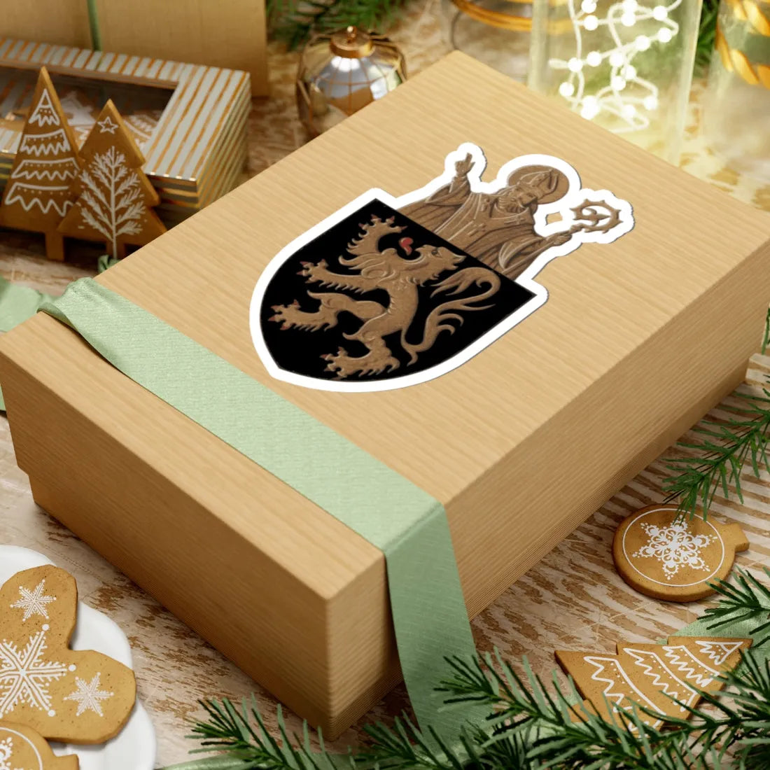 Wapen Kapelle-op-den-Bos (Belgium) (Coat of Arms) STICKER Vinyl Kiss-Cut Decal - The Sticker Space