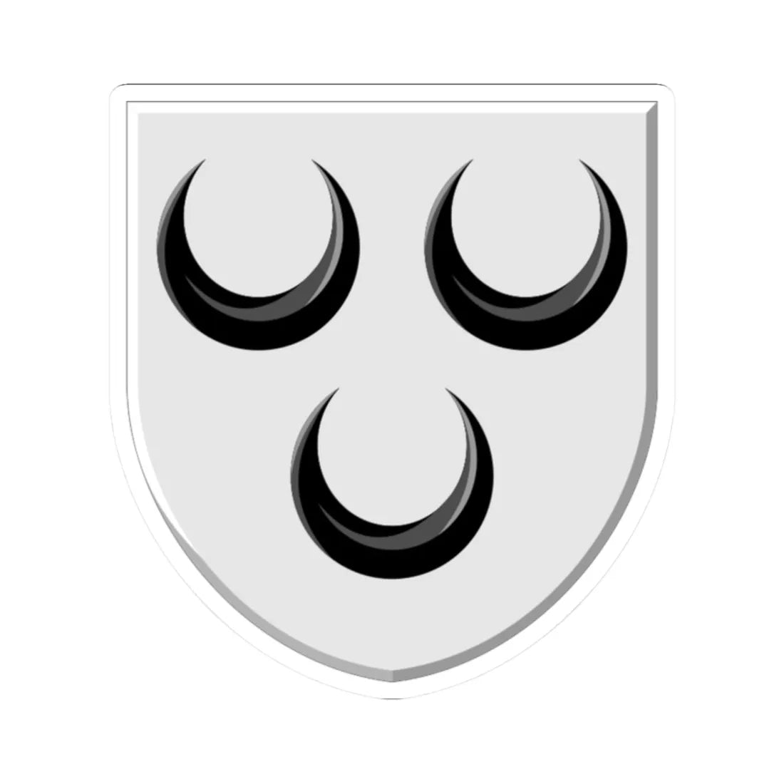 Wapen Krimpen aan de Lek (Netherlands) (Coat of Arms) STICKER Vinyl Kiss-Cut Decal 2 Inch White - The Sticker Space