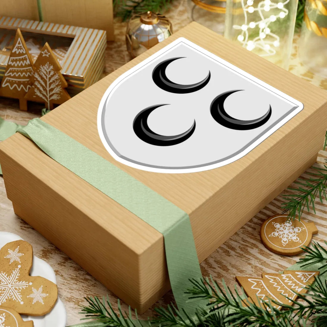 Wapen Krimpen aan de Lek (Netherlands) (Coat of Arms) STICKER Vinyl Kiss-Cut Decal - The Sticker Space