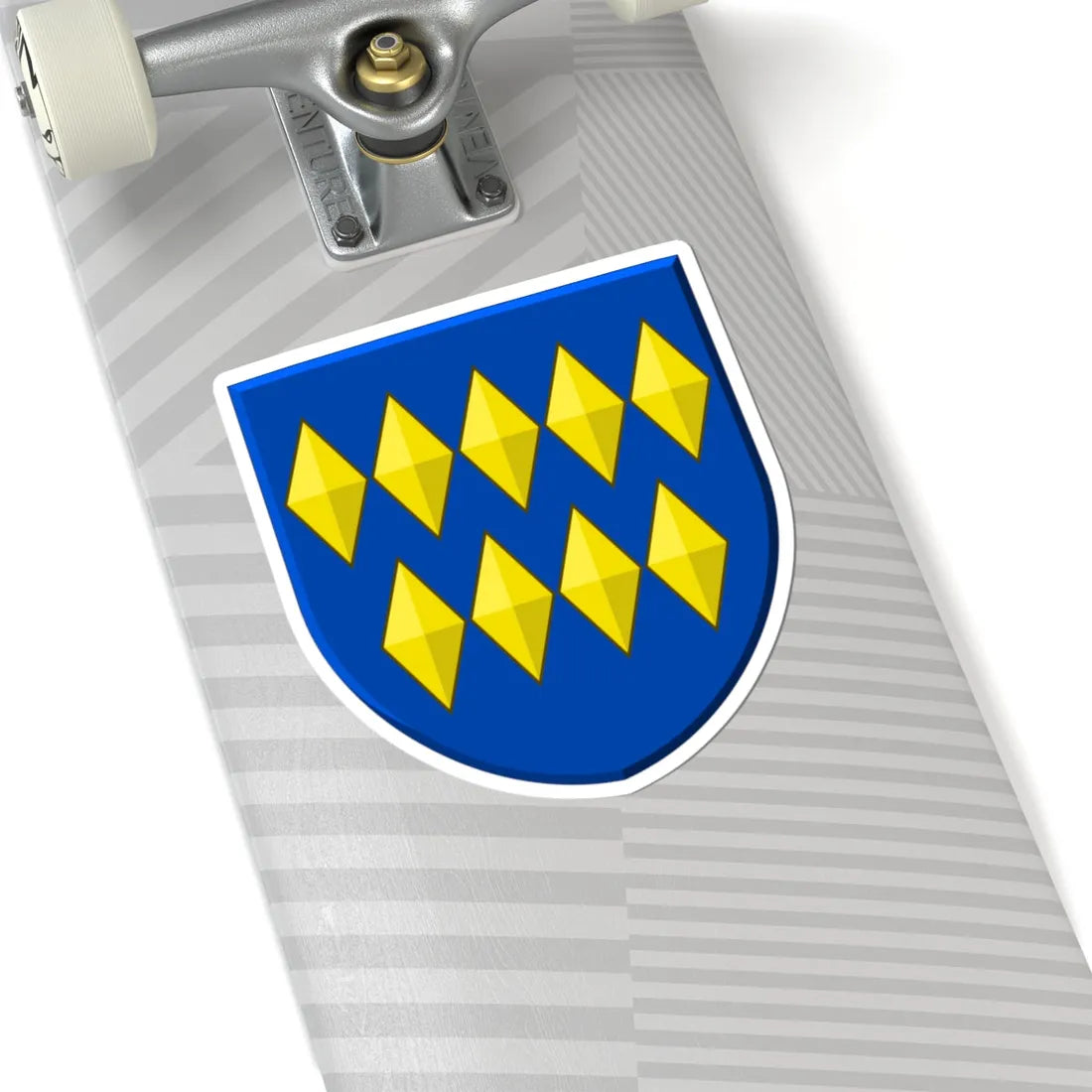 Wapen Leimuiden (Netherlands) (Coat of Arms) STICKER Vinyl Kiss-Cut Decal - The Sticker Space