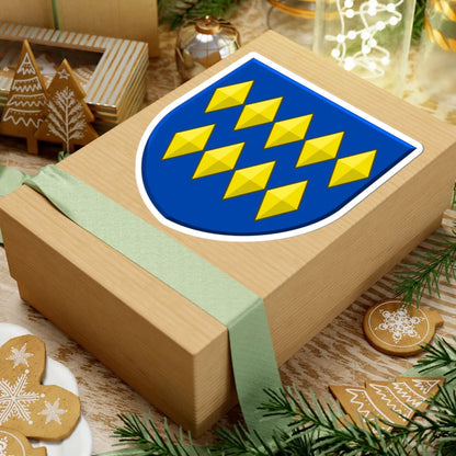 Wapen Leimuiden (Netherlands) (Coat of Arms) STICKER Vinyl Kiss-Cut Decal - The Sticker Space