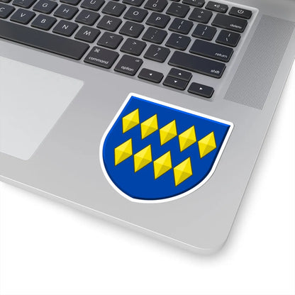 Wapen Leimuiden (Netherlands) (Coat of Arms) STICKER Vinyl Kiss-Cut Decal - The Sticker Space
