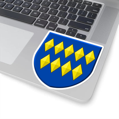 Wapen Leimuiden (Netherlands) (Coat of Arms) STICKER Vinyl Kiss-Cut Decal - The Sticker Space