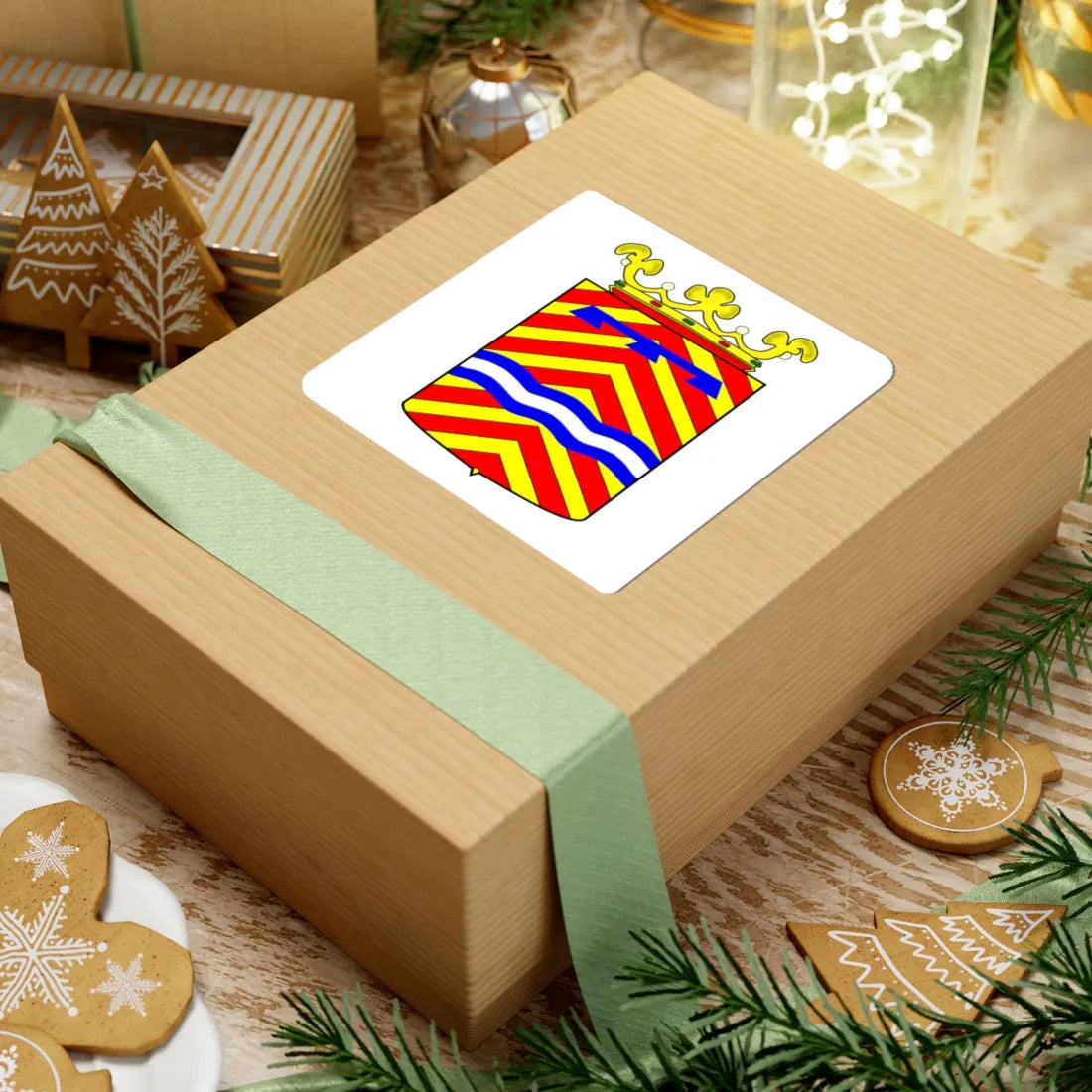 Wapen Maassluis (Netherlands) (Coat of Arms) STICKER Vinyl Kiss-Cut Decal - The Sticker Space