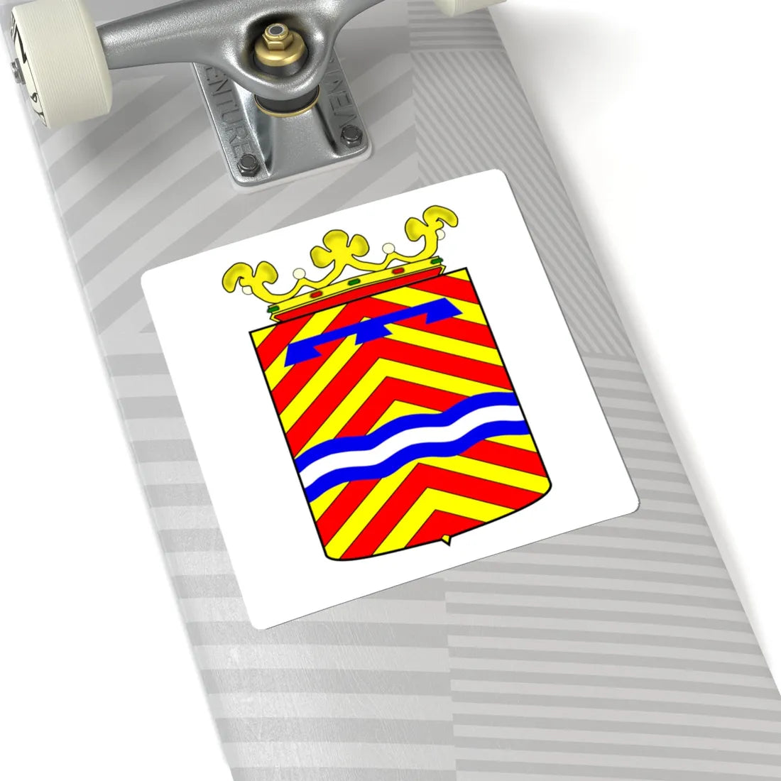 Wapen Maassluis (Netherlands) (Coat of Arms) STICKER Vinyl Kiss-Cut Decal - The Sticker Space
