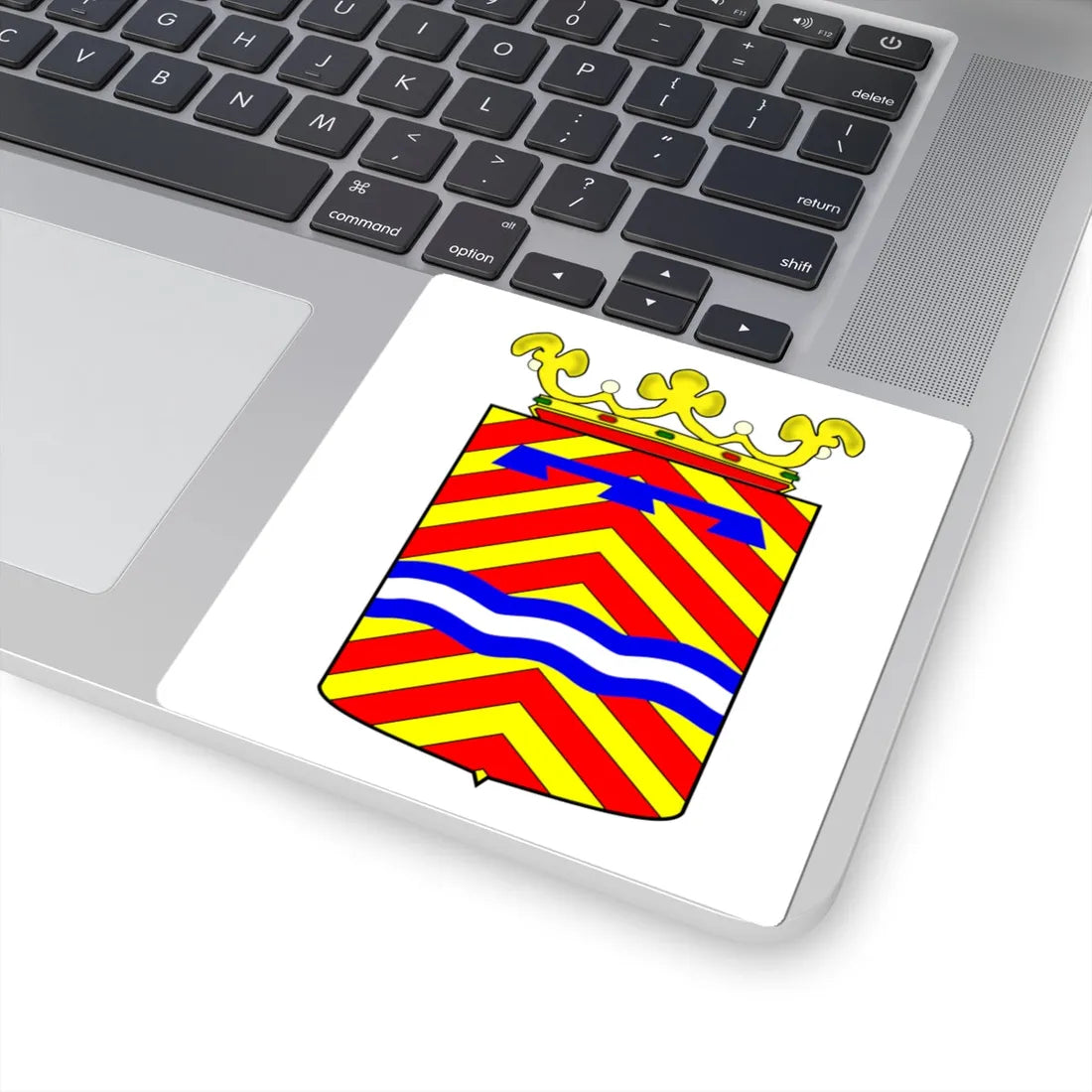 Wapen Maassluis (Netherlands) (Coat of Arms) STICKER Vinyl Kiss-Cut Decal - The Sticker Space