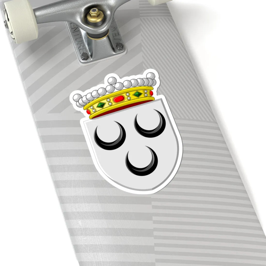 Wapen Monster (Netherlands) (Coat of Arms) STICKER Vinyl Kiss-Cut Decal - The Sticker Space