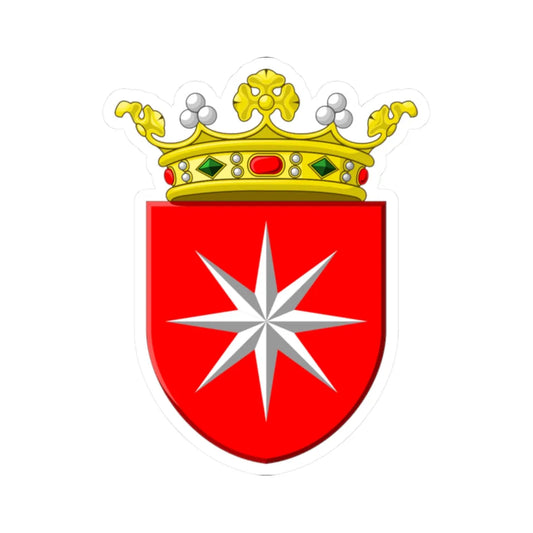 Wapen Moordrecht (Netherlands) (Coat of Arms) STICKER Vinyl Kiss-Cut Decal 2 Inch White - The Sticker Space