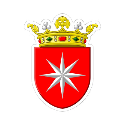 Wapen Moordrecht (Netherlands) (Coat of Arms) STICKER Vinyl Kiss-Cut Decal 6 Inch White - The Sticker Space